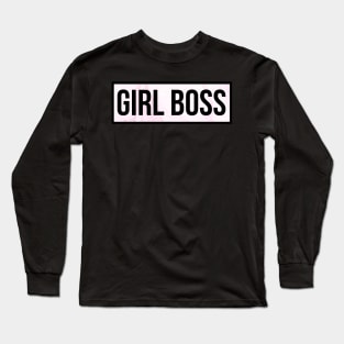 Girl Boss Marble Long Sleeve T-Shirt